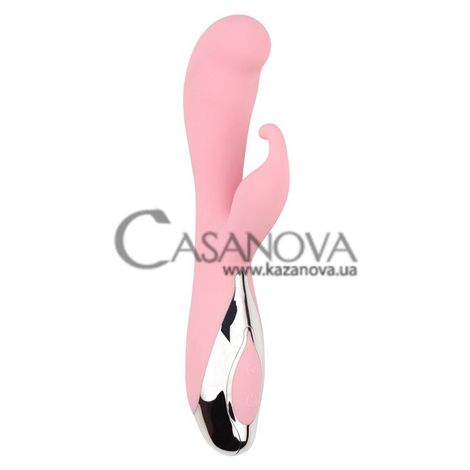 Основне фото Rabbit-вібратор Chisa Aphrovibe Vertigo Bunny Dream сріблясто-рожевий 19 см