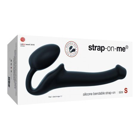 Основне фото Безремінний страпон Strap-On-Me Black S чорний 15,5 см