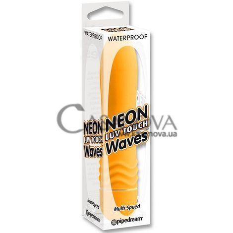 Основне фото Класичний вібратор Neon Luv Touch Wave оранжевий 14 см