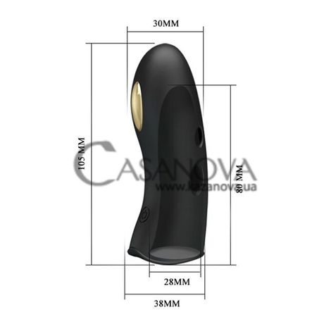 Основное фото Электростимулятор на палец Lybaile Marico Fingering Electric Vibrator чёрный 10,5 см