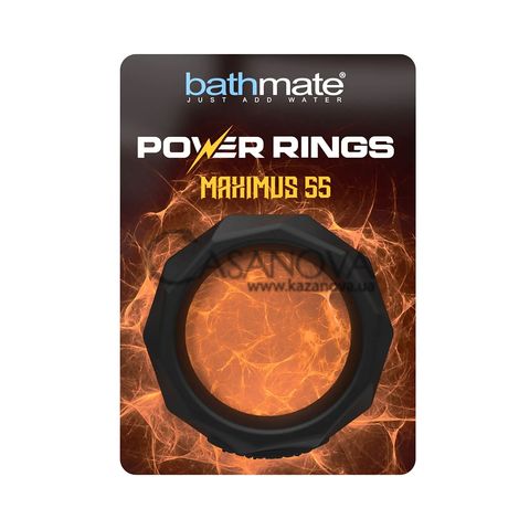 Основное фото Эрекционное кольцо Bathmate Maximus Power Ring 55mm чёрное
