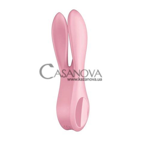 Основне фото Кліторальний стимулятор Satisfyer Threesome 1 рожевий 14 см
