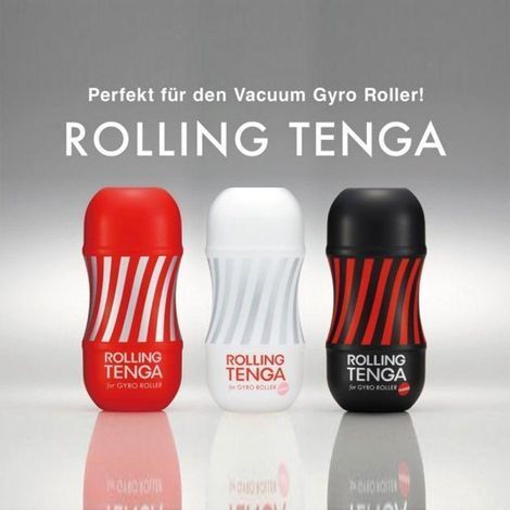 Основное фото Мастурбатор Tenga Rolling Tenga Gyro Roller Cup черный