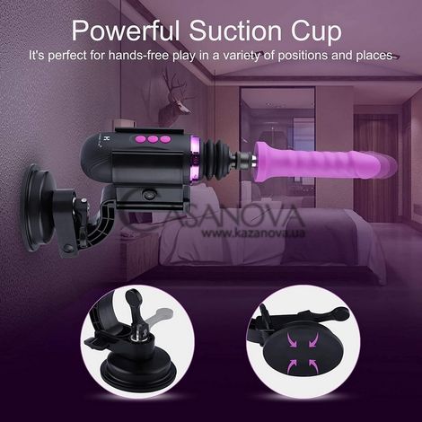 Основное фото Секс-машина Hismith Capsule Pro чёрно-фиолетовая