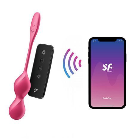 Основное фото Вагинальные смарт-шарики Satisfyer Love Birds 2 красные