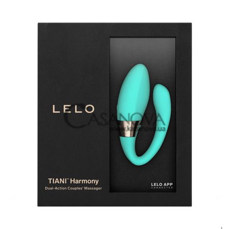 Основне фото Вібратор для пар Lelo Tiani Harmony бірюзовий 9 см