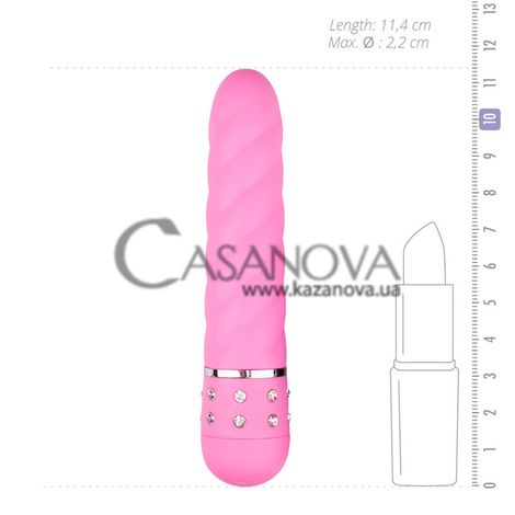 Основное фото Вибратор EasyToys Love Diamond Vibrator розовый 11,4 см