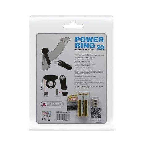 Основное фото Виброкольцо Lybaile Power Ring 20 чёрное