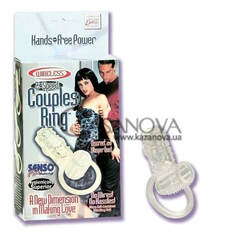 Основное фото Вибронасадка Hands-free Power Couples Ring прозрачная