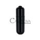 Дополнительное фото Анальная пробка с вибропулей Lux Active Black Rose Anal Plug серебристая с чёрным 8,9 см