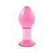 Додаткове фото Анальна пробка Crystal Premium Glass Large рожевий 10 см
