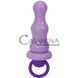 Дополнительное фото Анальная пробка с вибрацией Tiny Passion Twisters фиолетовая 8,9 см