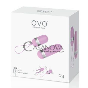Основне фото Віброяйце OVO R4 рожеве 6 см