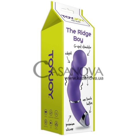 Основное фото Вибратор The Ridge Boy фиолетовый 16.5 см