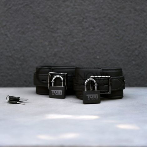 Основное фото Фиксаторы для ног Tom of Finland Neoprene Ankle Cuffs чёрные