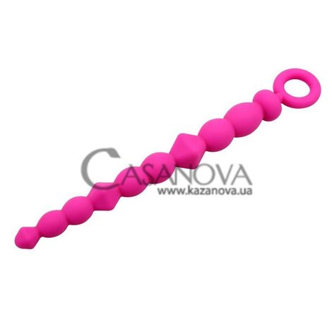 Основне фото Анальний ланцюжок Fun Creation Bendy Beads рожевий 24,6 см
