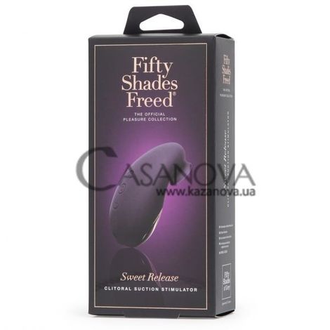 Основне фото Вакуумний вібростимулятор для клітора Fifty Shades Freed Sweet Release фіолетовий