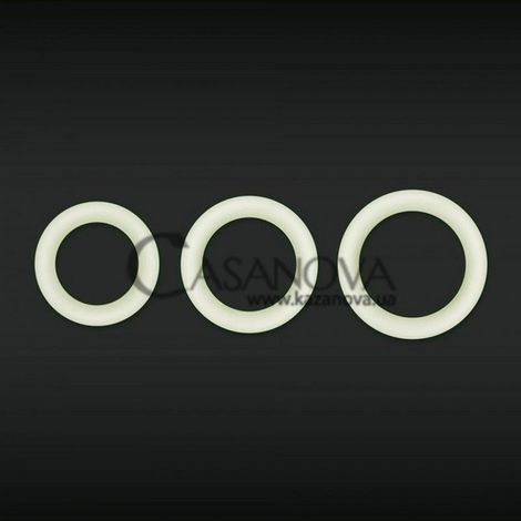 Основное фото Светящееся эрекционное кольцо NS Novelties Firefly Halo белое