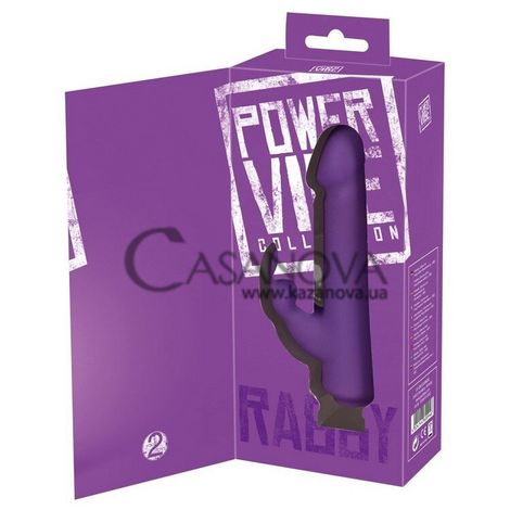 Основное фото Rabbit-вибратор Power Vibe Collection Rabby фиолетовый 16 см