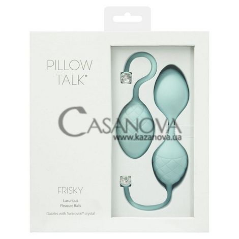 Основное фото Набор вагинальных шариков Pillow Talk Frisky голубой