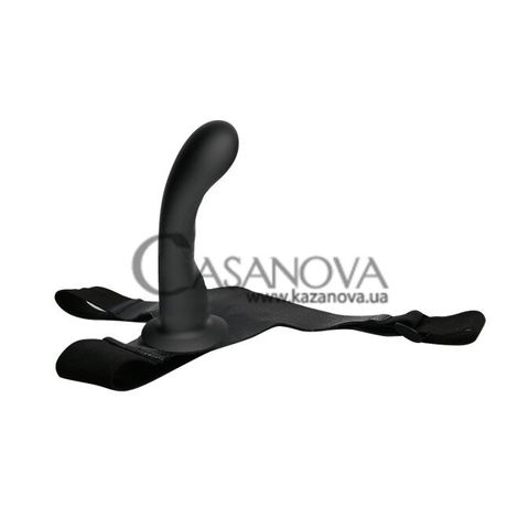 Основное фото Страпон Ultra Passionate Harness 8022053 чёрный 15,8 см