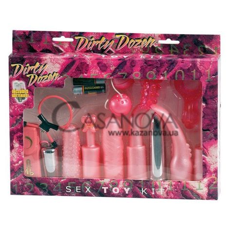 Основное фото Набор секс-игрушек Dirty Dozen розовый