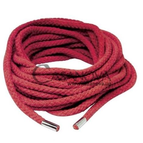 Основне фото Шнур для бондажу Japanese Silk Rope червоний 10 м