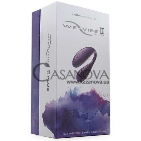 Основне фото Вібратор для двох We-Vibe II Plus (Ві-Вайб 2 Плюс) фіолетовий 8,3 см