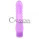 Дополнительное фото Вибратор Crystal Jelly Pleaser фиолетовый 16,2 см