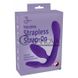 Дополнительное фото Безремневой вибрострапон Vibrating Strapless Strap-On 3 фиолетовый 20 см