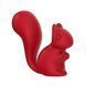 Додаткове фото Міні-вібратор у вигляді білочки Every Night Toys Debbie червоний 7,2 см