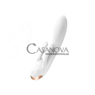 Основное фото Rabbit-вибратор Satisfyer Double Flex белый 20 см