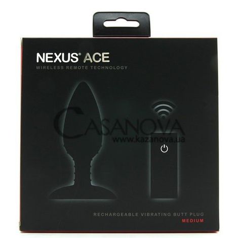Основное фото Анальная вибропробка Nexus Ace Small чёрная 10 см