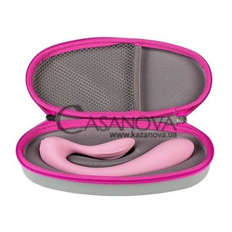 Основное фото Rabbit-вибратор Femintimate Dual Massager розовый 18 см
