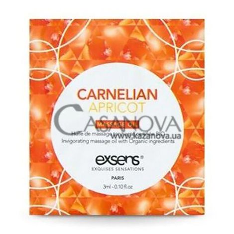 Основне фото Пробник зігрівальної масажної олії Exsens Carnelian Apricot 3 мл