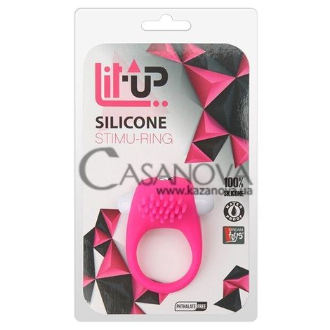 Основне фото Віброкільце Lit-Up Silicone Stimu Ring 5 рожеве