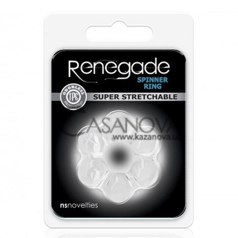 Основное фото Эрекционное кольцо Renegade Spinner Ring Super Stretchable прозрачное