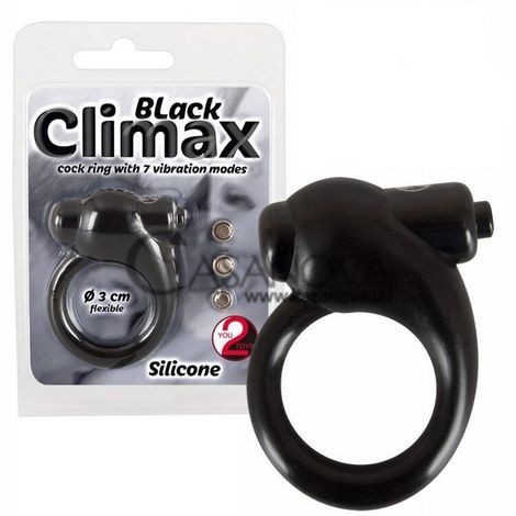 Основное фото Виброкольцо Black Climax Silicone чёрное