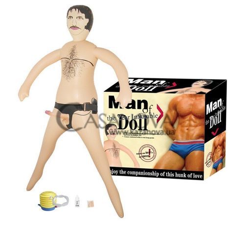 Основне фото Секс-лялька чоловік із вібрацією Man Doll тілесна