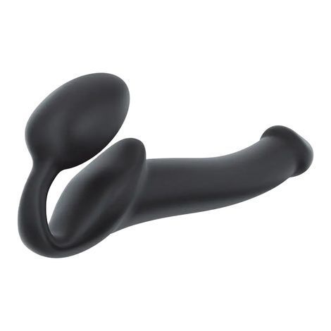 Основное фото Безремневой страпон Strap-On-Me Black M чёрный 15,6 см