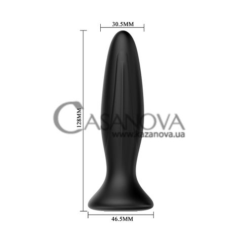 Основне фото Анальна пробка з вібрацією Lybaile Mr.Play Vibrating Butt Plug чорна 12,8 см