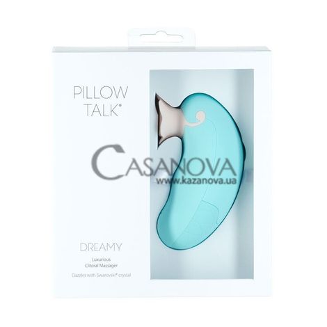 Основне фото Кліторальний вакуумний стимулятор Pillow Talk Dreamy бірюзовий 12 см