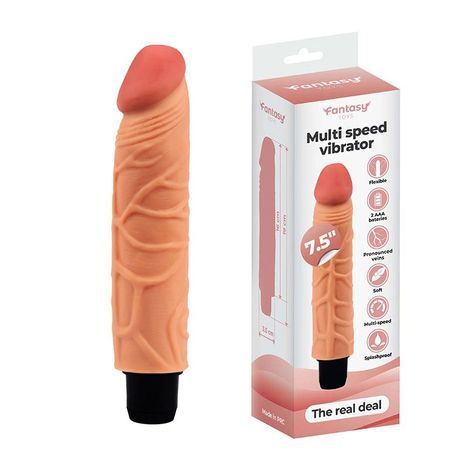 Основне фото Реалістичний вібратор Fantasy Toys The Real Deal тілесний 19 см