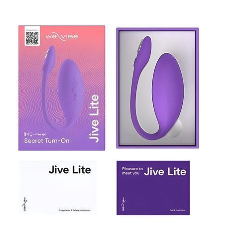 Основное фото Смарт-вибратор для пар We-Vibe Jive Lite фиолетовый 9,2 см