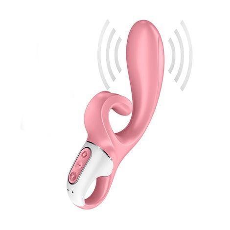 Основне фото Смарт вібратор кролик Satisfyer Hug Me рожевий 21 см