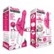 Додаткове фото Rabbit-вібратор Rabbit Essentials Beads Rabbit Vibrator біло-рожевий 26 см