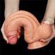 Дополнительное фото Фаллоимитатор реалистичный на присоске Lovetoy Nature Cock 10'' Dual layered Platinum Silicone Cock телесный 24,5 см