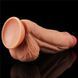 Дополнительное фото Фаллоимитатор реалистичный на присоске Lovetoy Nature Cock 10'' Dual layered Platinum Silicone Cock телесный 24,5 см