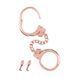 Додаткове фото Металеві наручники Fetish Tentation Premium Chick Wrist Cuffs золотисті