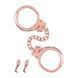 Додаткове фото Металеві наручники Fetish Tentation Premium Chick Wrist Cuffs золотисті